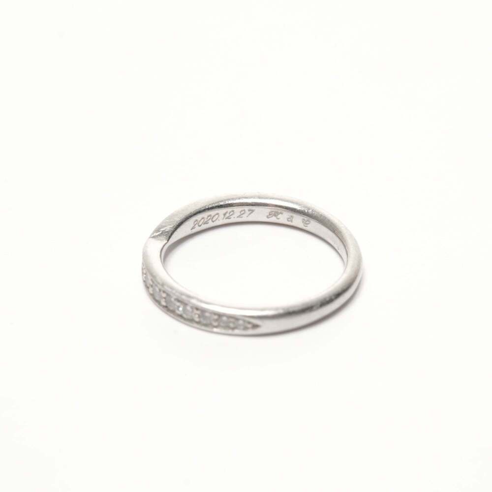 TIFFANY Silver Diamond Ring - Picture 7 of 7